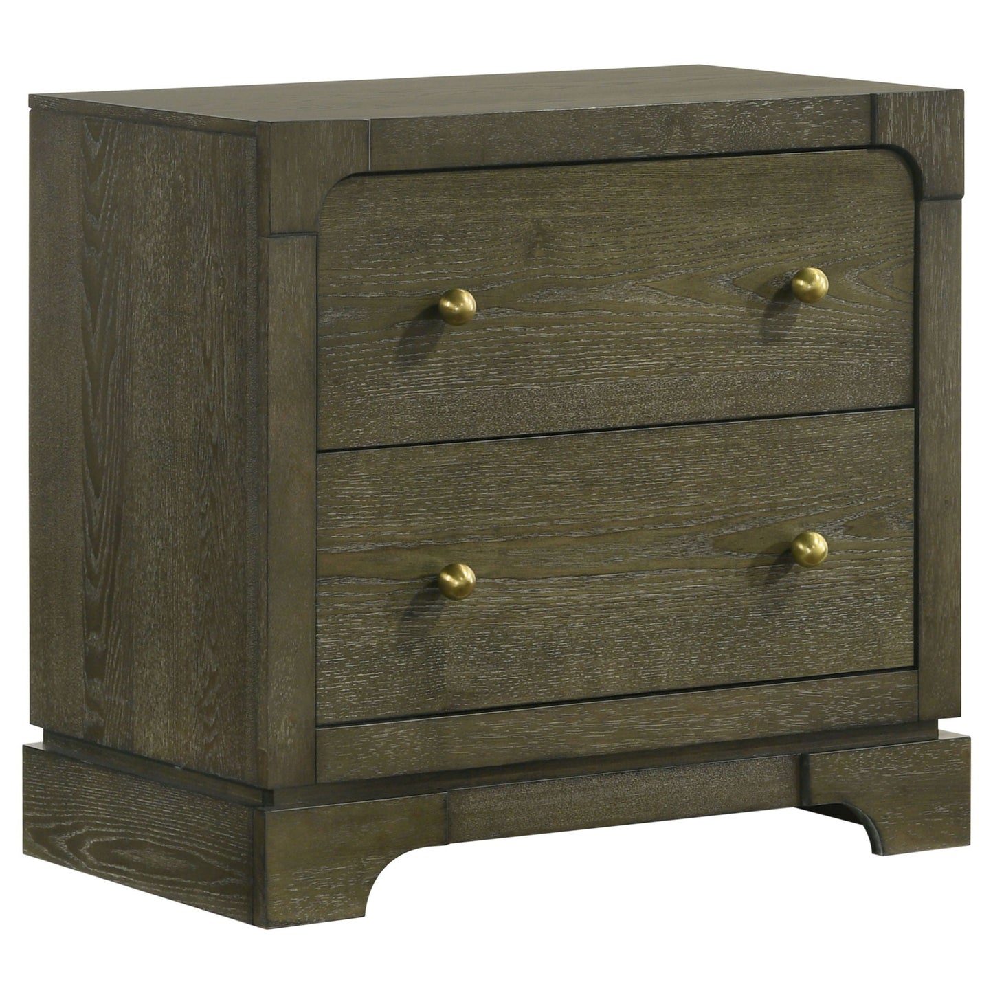Gran Park - 2-Drawer Nightstand Bedside Table - Dark Cocoa Coaster Fine Furniture