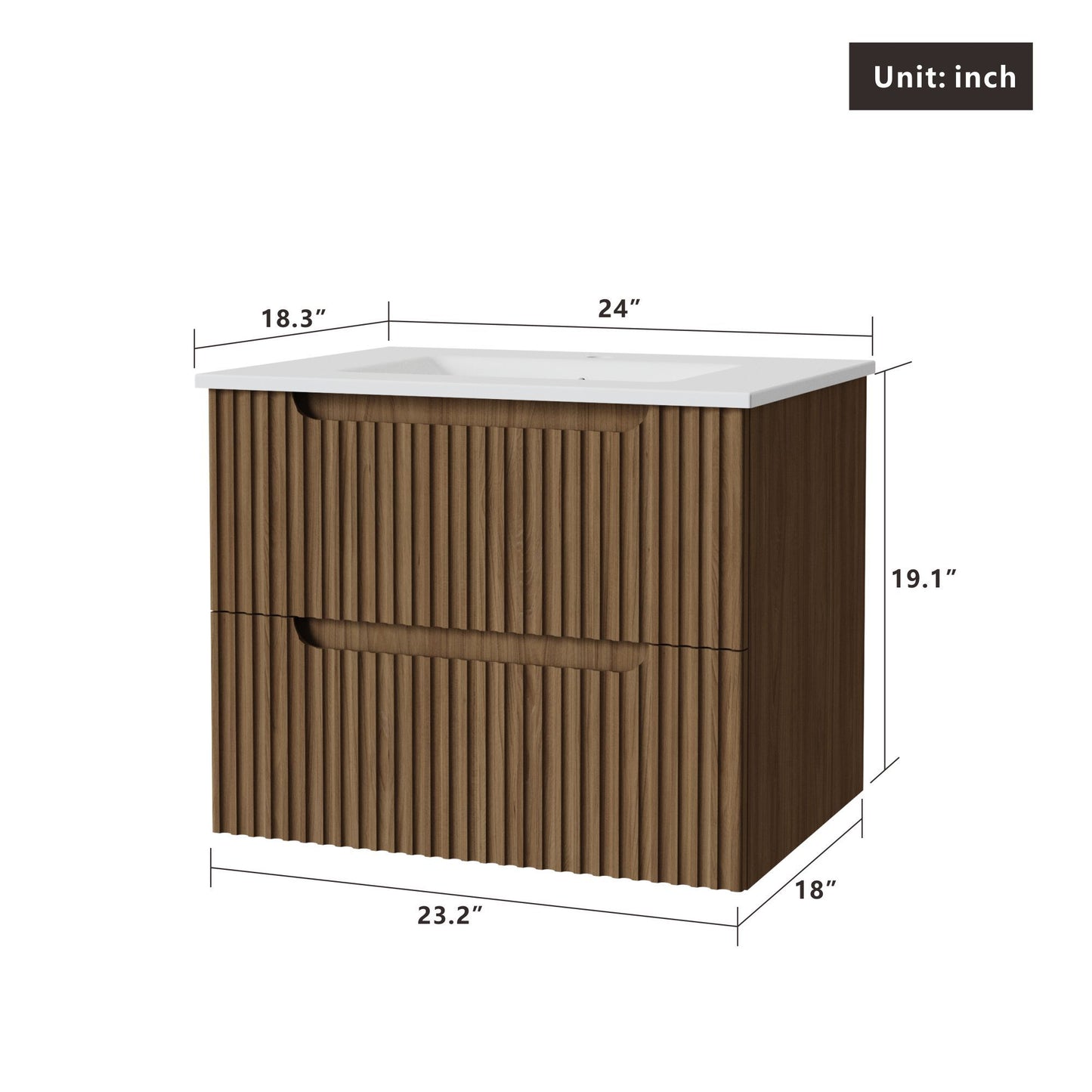 Wall Mounted Bathroom Vanity With Sink Home Essentials