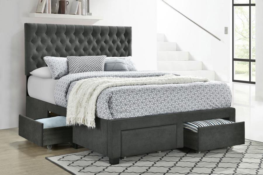 Soledad - Upholstered Storage Panel Bed CoasterEssence
