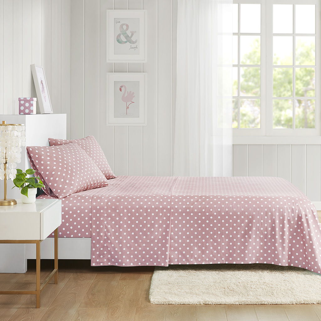Polka Dot - Queen Sheet Set - Pink Mi Zone