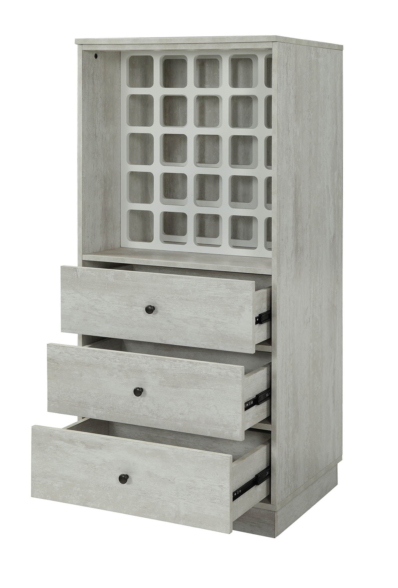 Wiesta - Wine Cabinet - Antique White Acme