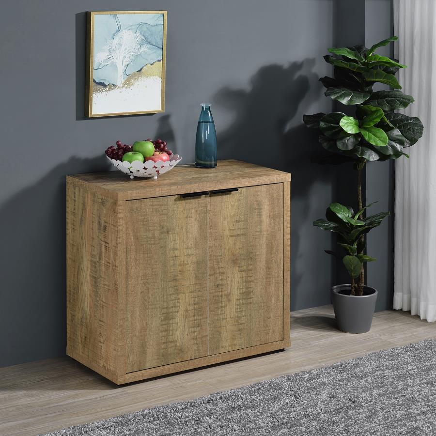 Pepita - 2 Door Engineered Wood Accent Cabinet - Mango Brown Coaster Fine Furniture