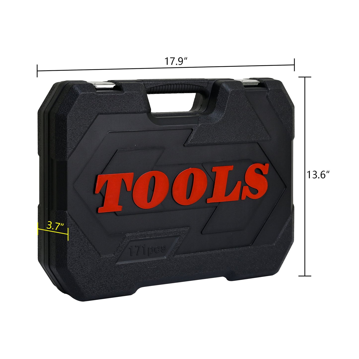 Tool Set Socket And Ratchet Wrench Toolbo 71 Pieces Toolbox Universal Home Car Repair Tool Set For Men Homeowners Diy Enthusiasts And Mechanics - Black Daily Nest
