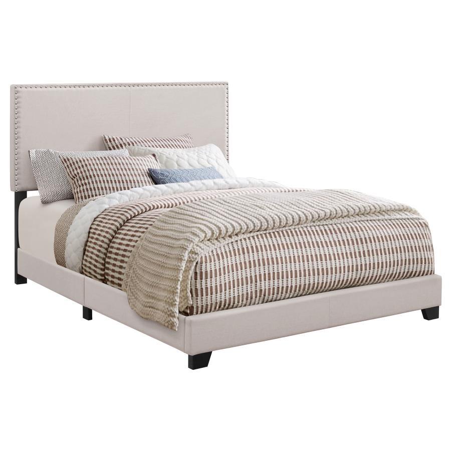 Boyd - Upholstered Panel Bed CoasterEveryday