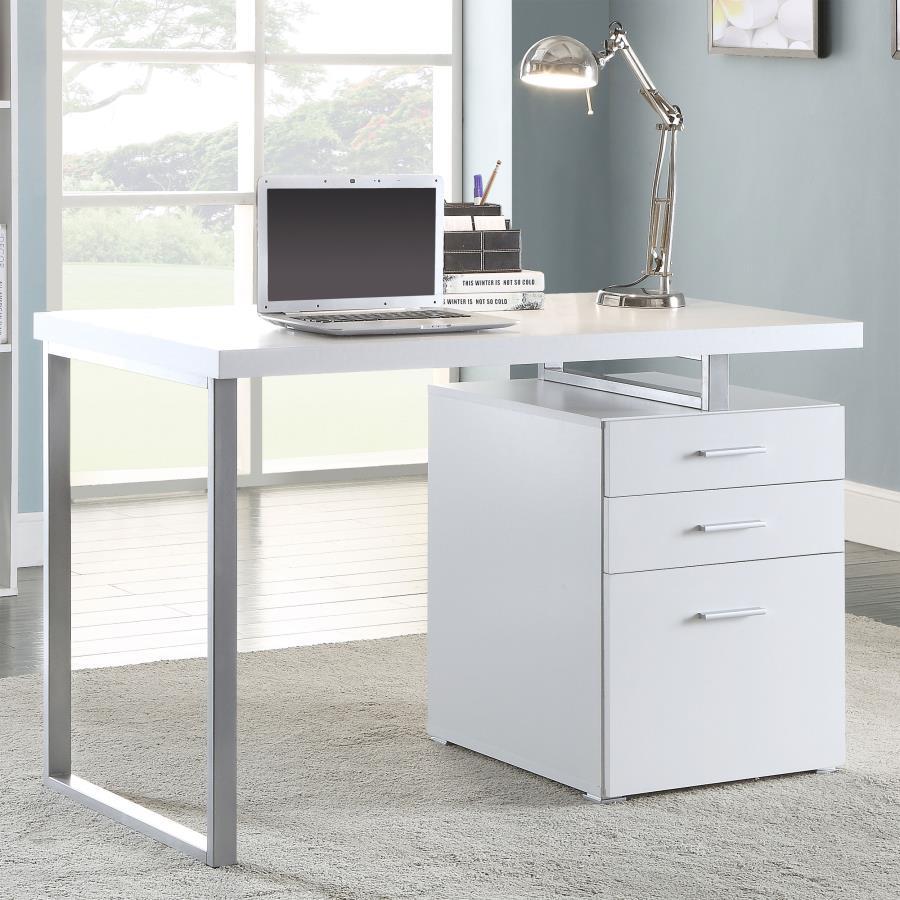 Brennan - 3-Drawer Office Computer Desk CoasterEveryday