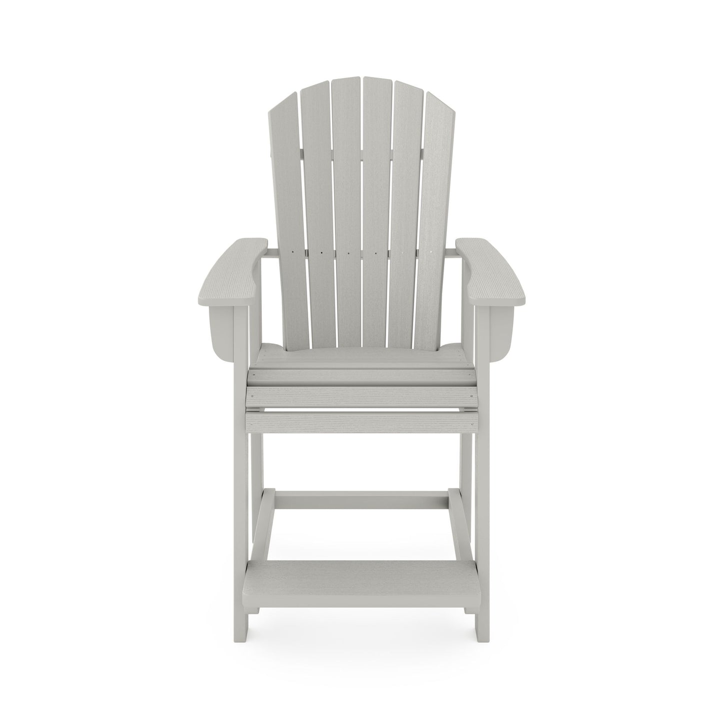Adirondack Style Counter Chair Stylish HDPE Poly Lumber For Dining, Patio, And Garden Comfort Home Essentials