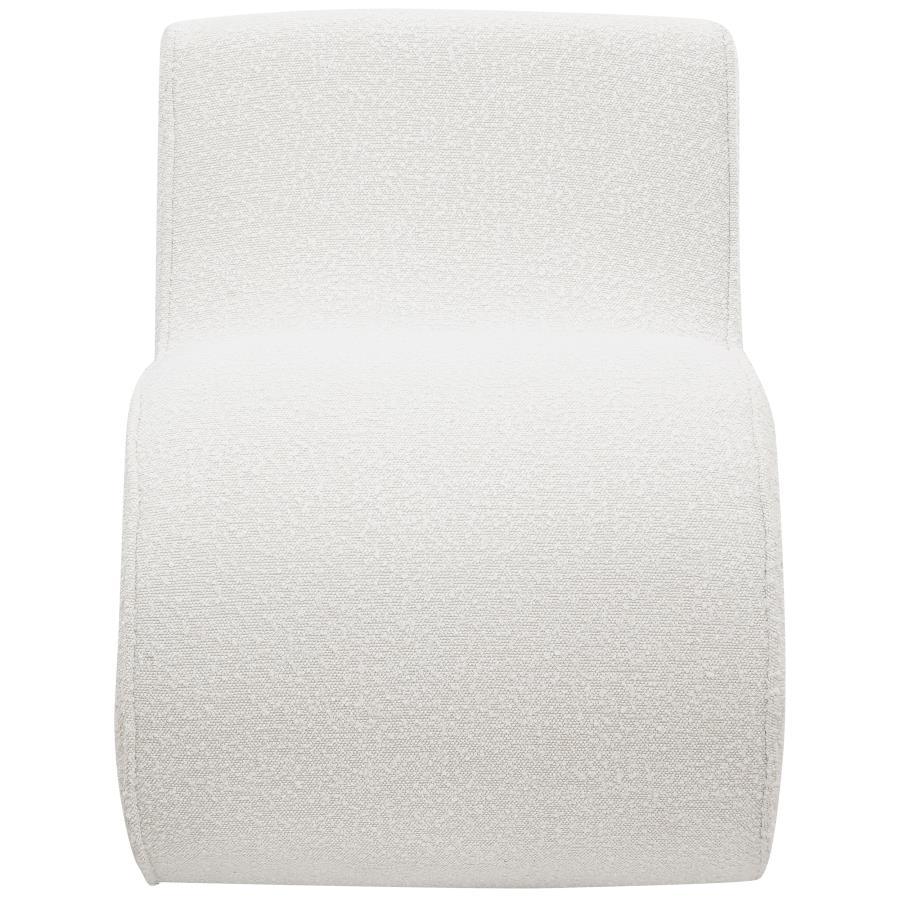 Ronea - Boucle Upholstered Armless Curved Chair Coaster Fine Furniture