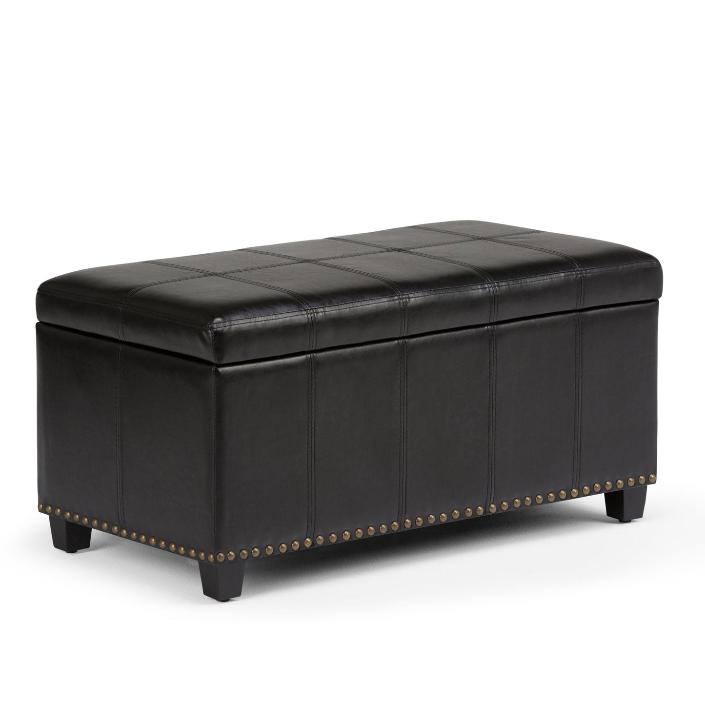 Amelia - Transitional Storage Ottoman Bench Simpli-Home