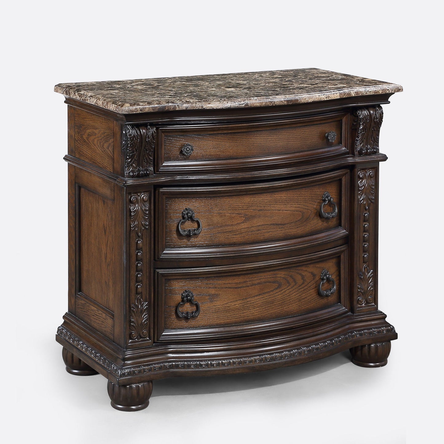 Stanley - Nightstand - Oak Crown Mark