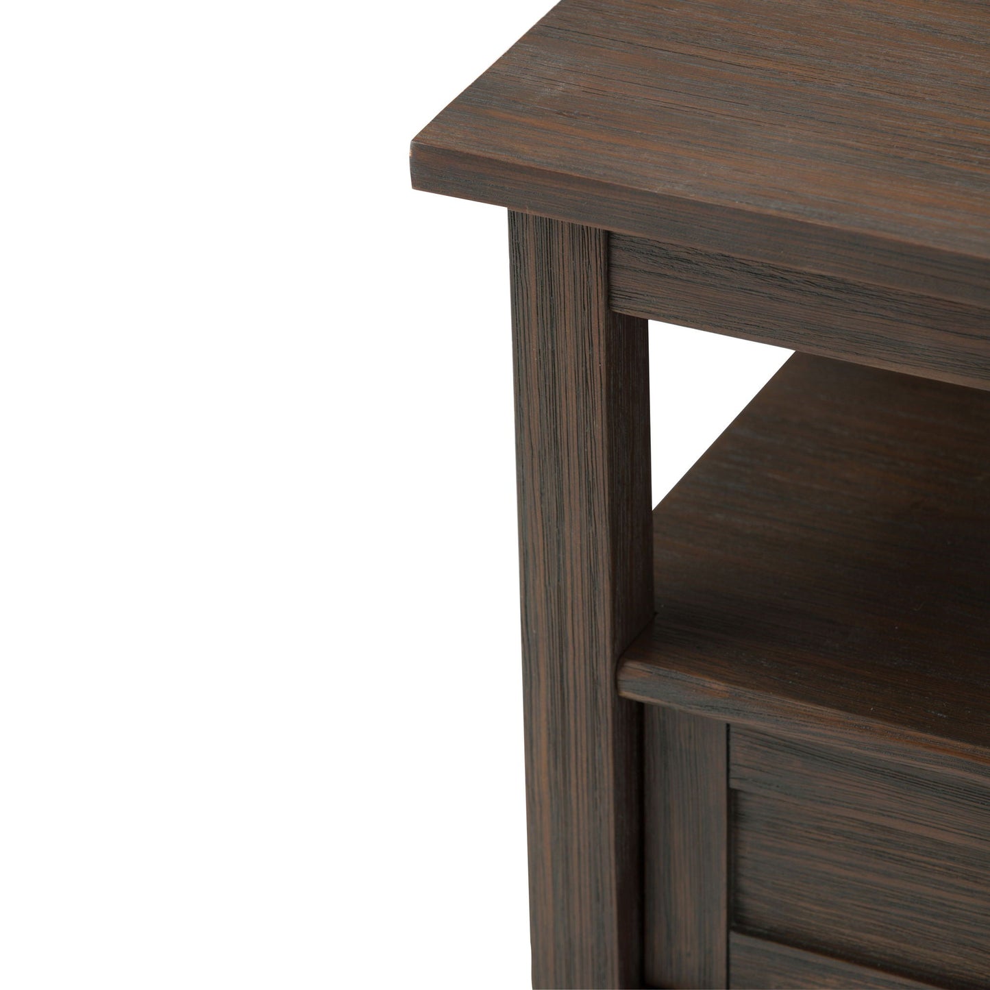 Warm Shaker - End Table - Farmhouse Brown Simpli-Home