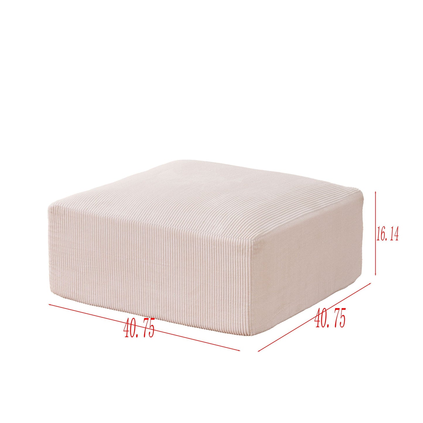 Modular Upholstered Ottomans Home Essentials