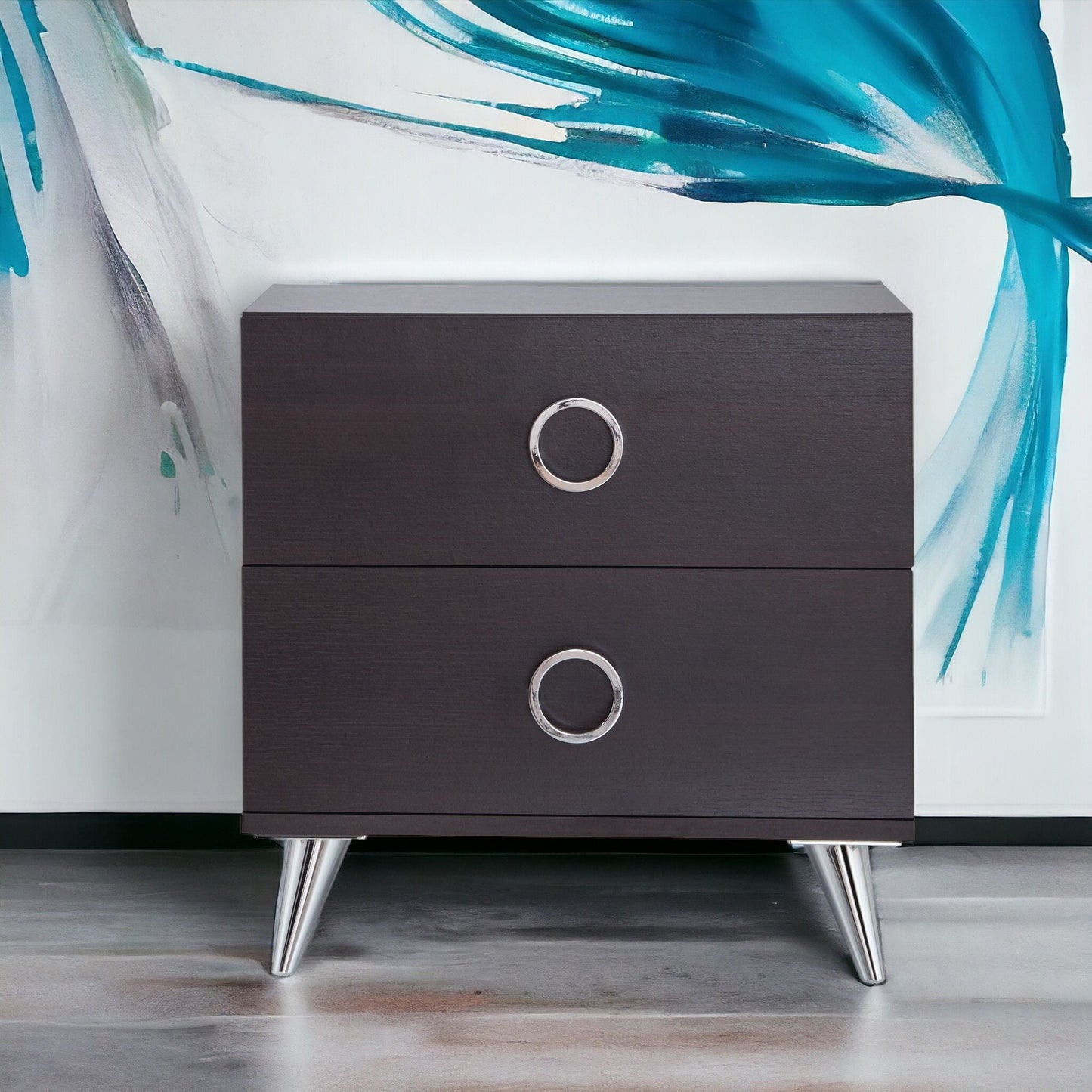 Elms - Accent Table - Espresso Acme