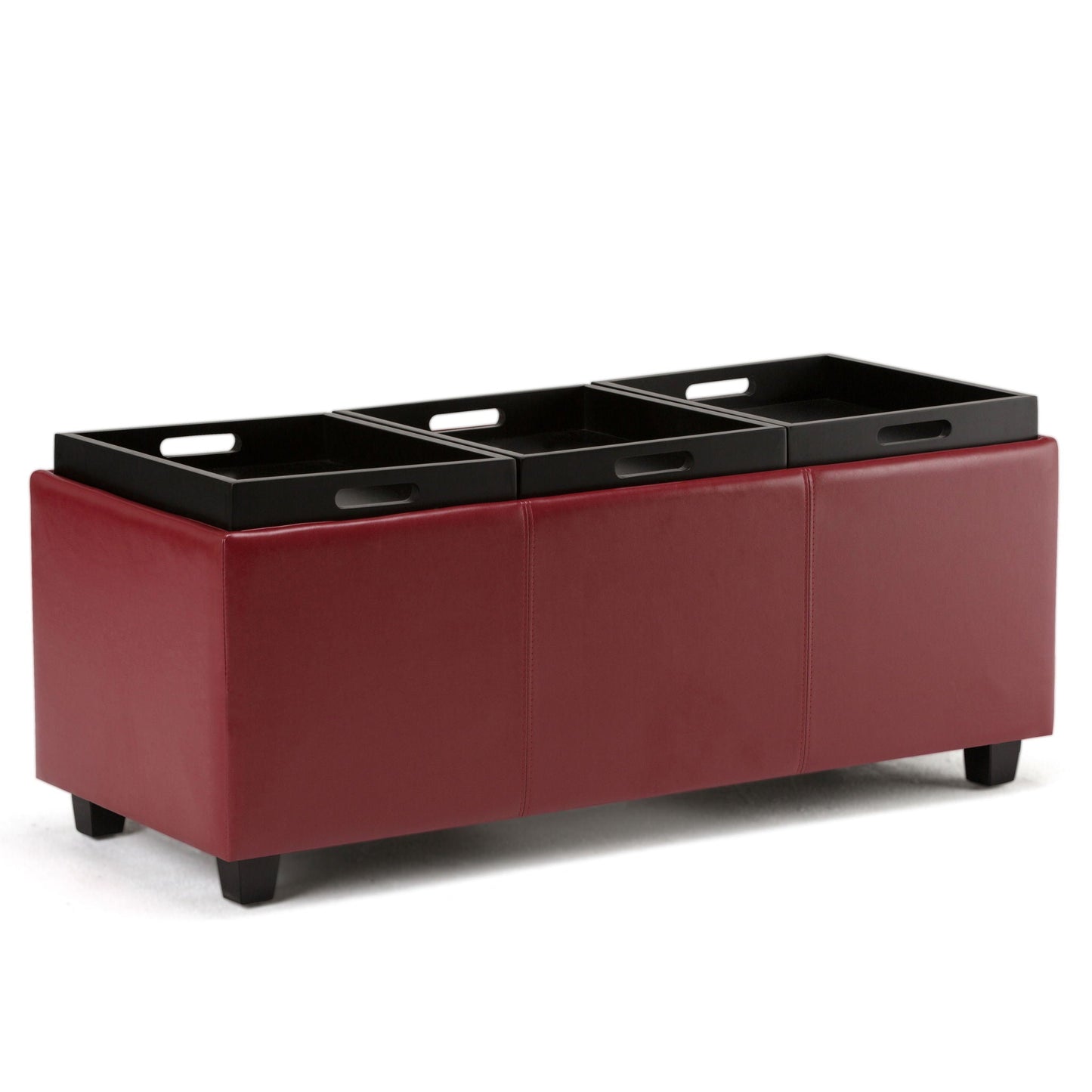 Avalon - Upholstered Storage Ottoman Simpli-Home