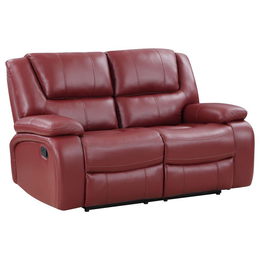 Camila - Upholstered Motion Reclining Loveseat Coaster Fine Furniture