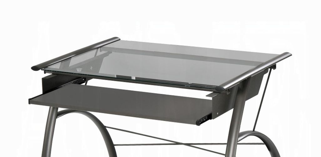 Vincent - Computer Desk - Pewter Acme
