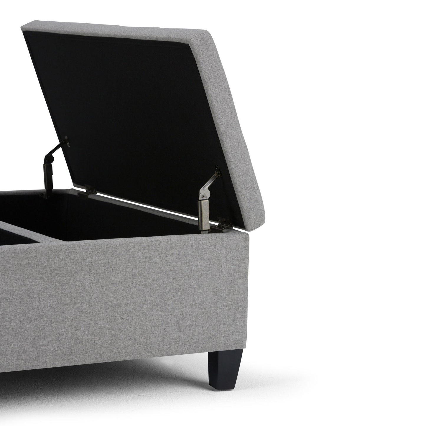 Ellis - Coffee Table Storage Ottoman Contemporary Design Simpli-Home