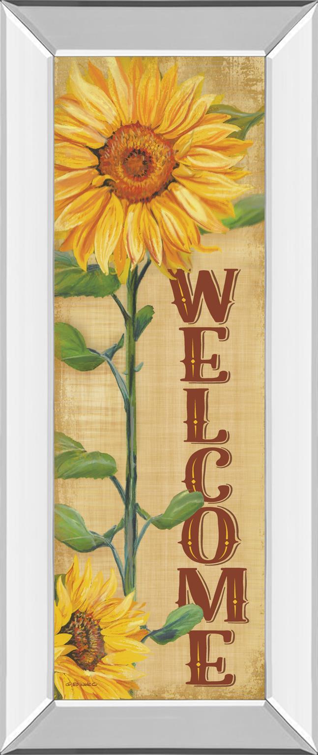 Welcome Sunflower By Ed Wargo - Yellow Classy Living