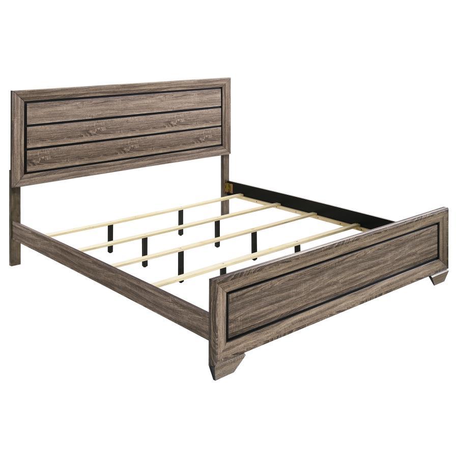 Kauffman - Wood Panel Bed CoasterEveryday