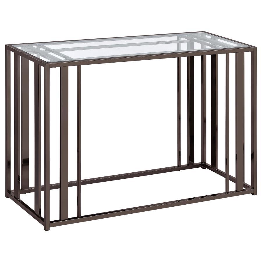 Adri - Glass Top Entryway Sofa Console Table Coaster Fine Furniture