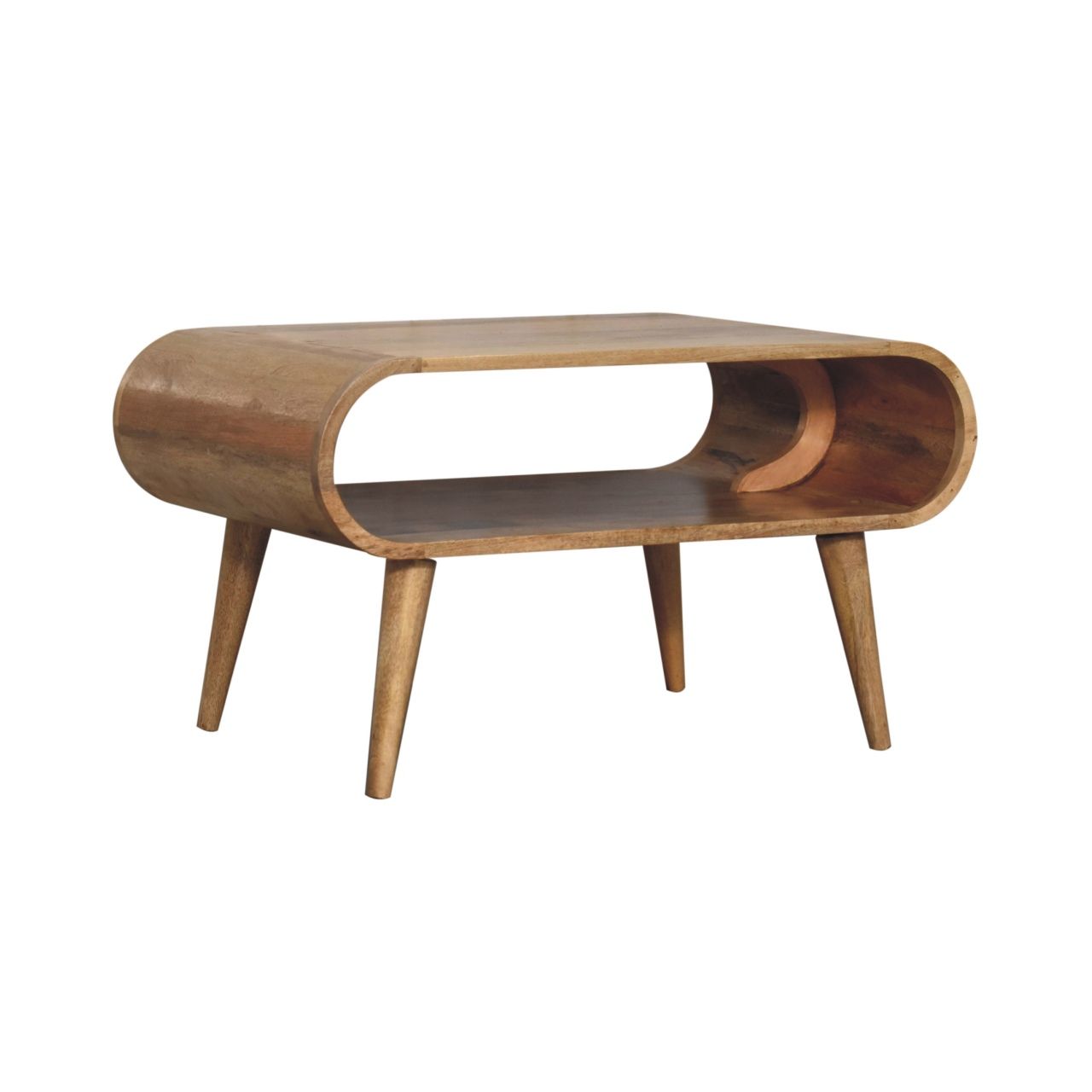 Solid Wood Open Coffee Table Artisan Furniture