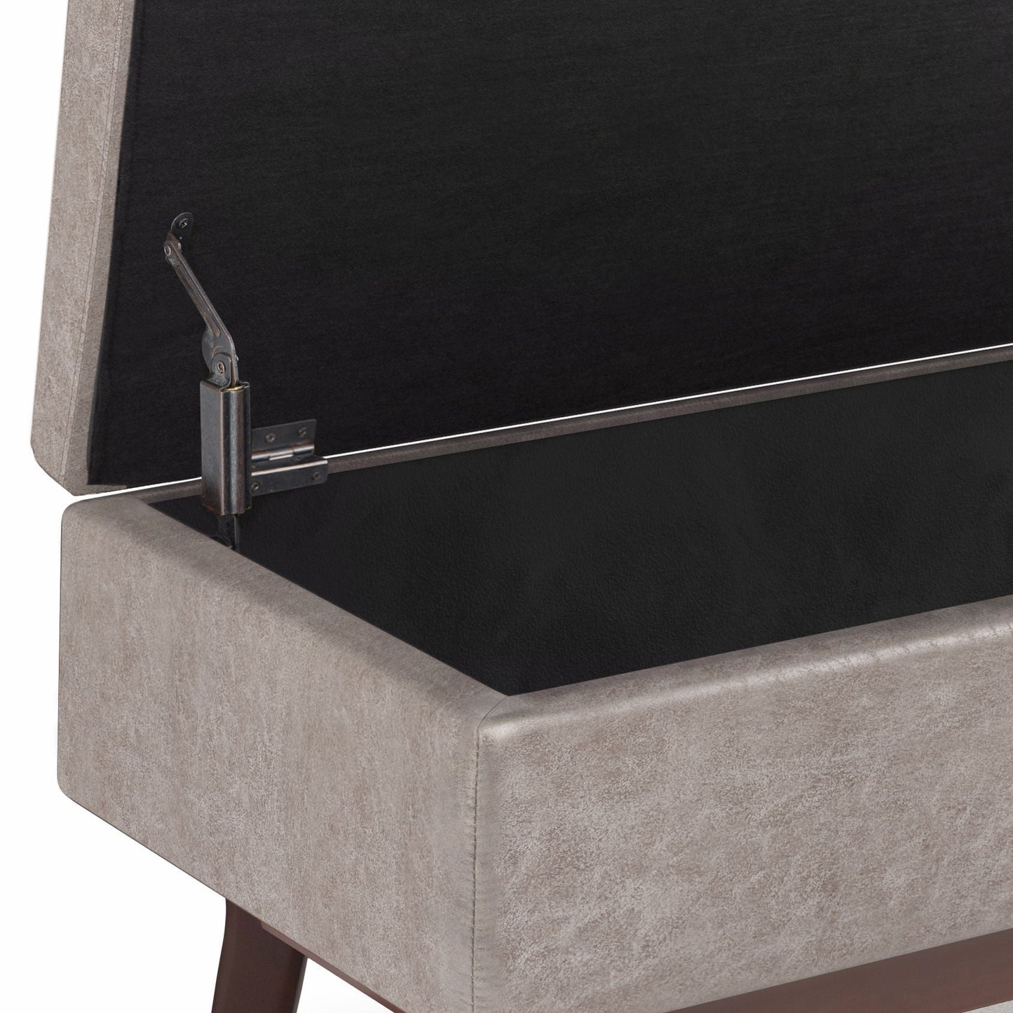 Owen - Upholstered Rectangular Storage Ottoman Simpli-Home