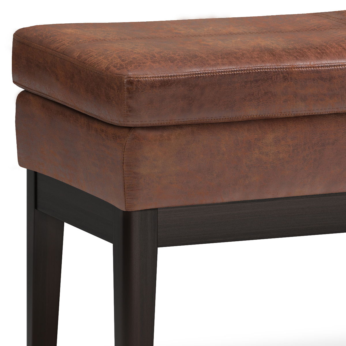 Carlson - Ottoman Bench, Mid Century Design Simpli-Home