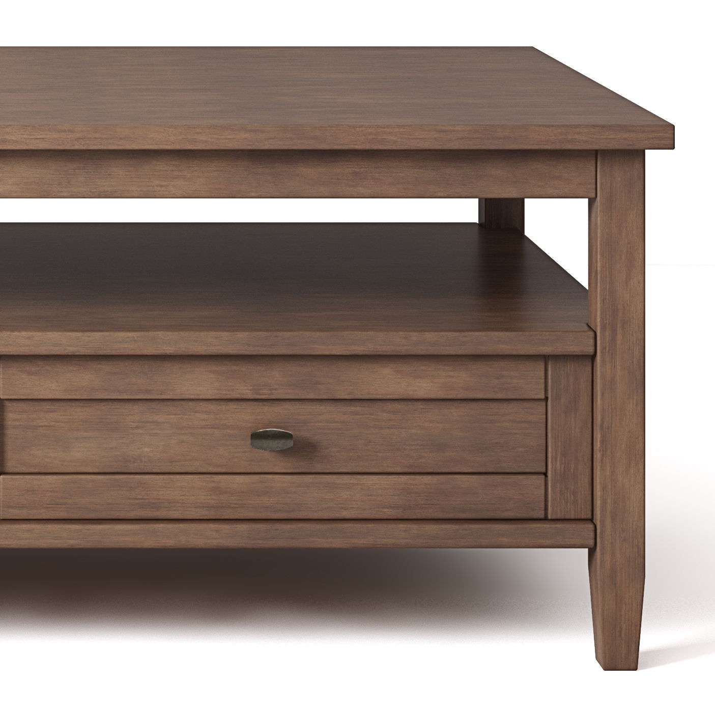 Warm Shaker - Coffee Table - Rustic Natural Aged Brown Simpli-Home