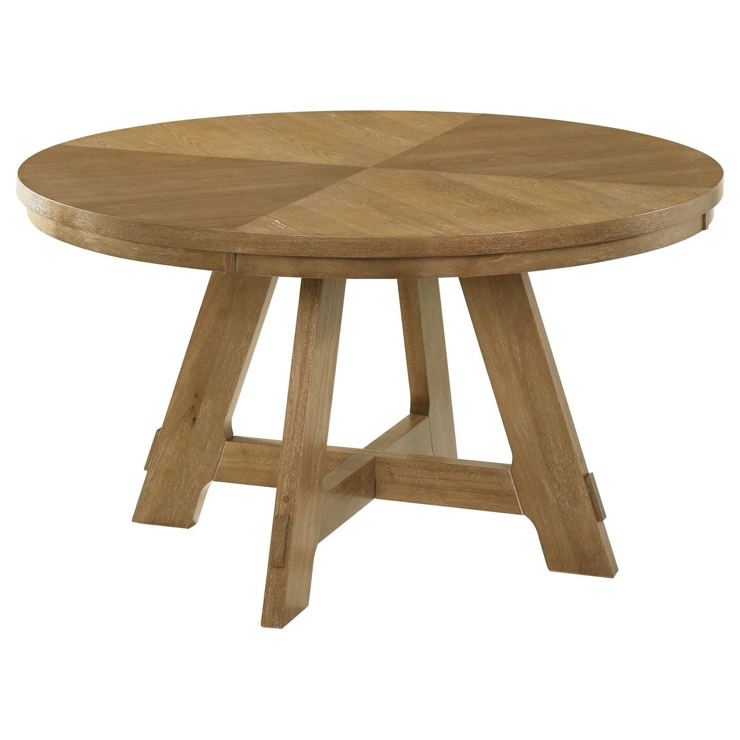 Danvers - Round Wood Dining Table - Brown Oak Coaster Fine Furniture