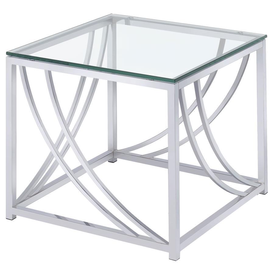 Lille - Glass Top Entryway Sofa Console Table Accents CoasterEssence