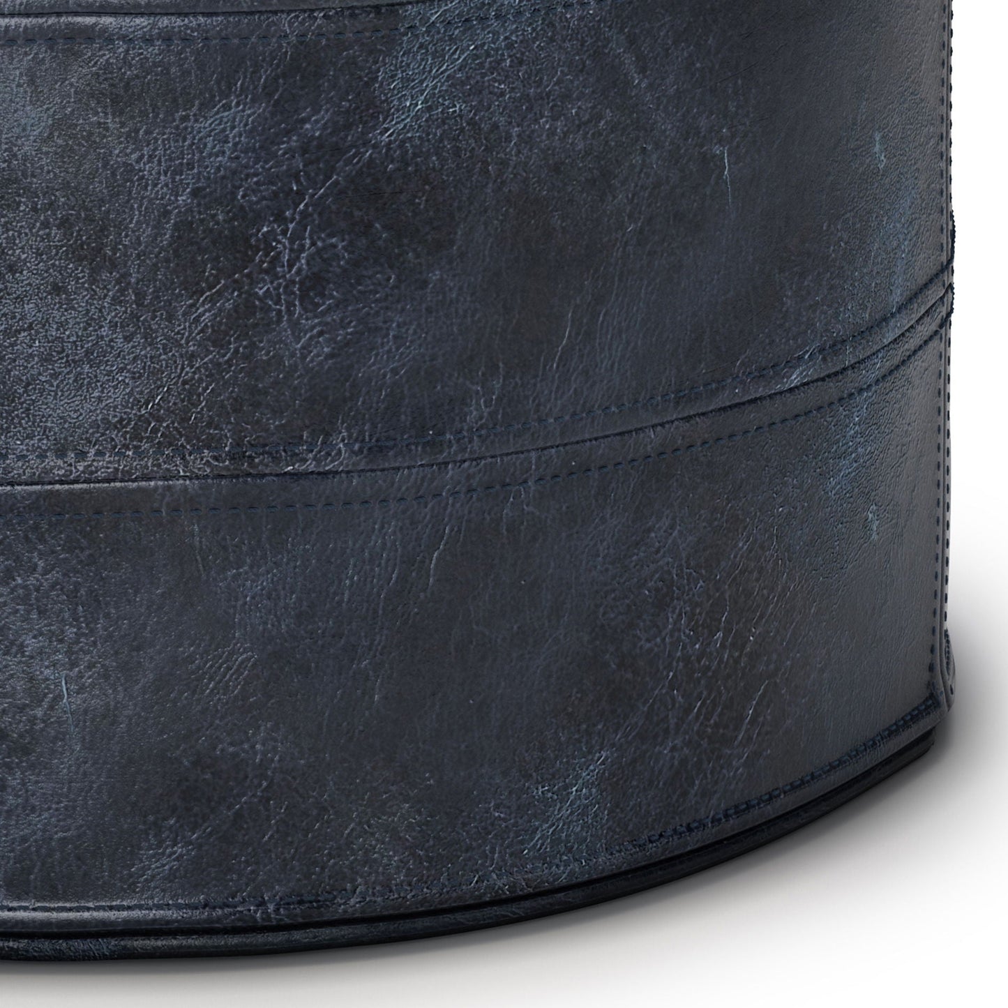 Connor - Handcrafted Round Pouf Simpli-Home