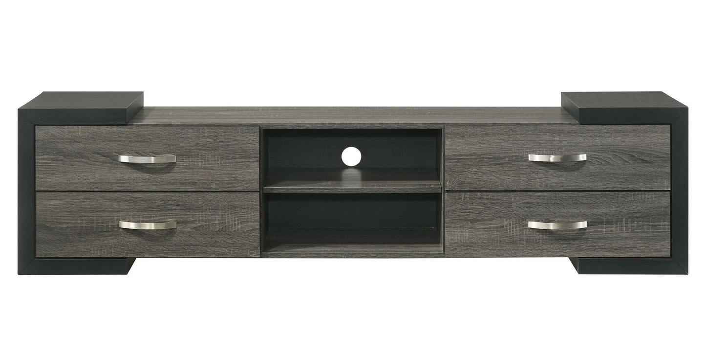 Brant - TV Stand - Dark Gray Crown Mark