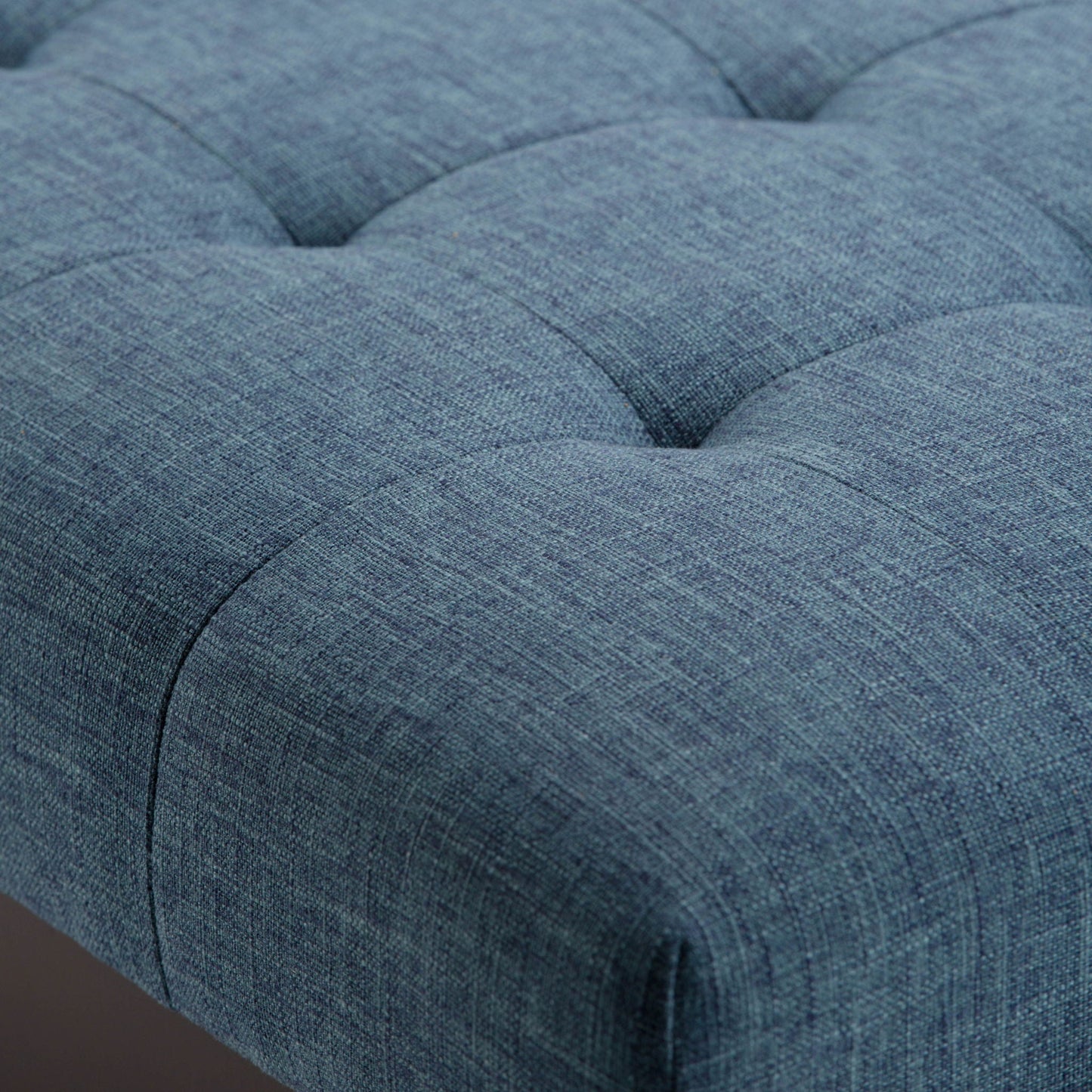 Draper - Upholstered Mid Century Tufted Ottoman Bench Simpli-Home