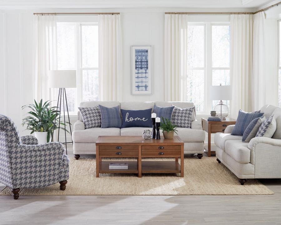 Glenn - Upholstered Sofa Set CoasterElevations