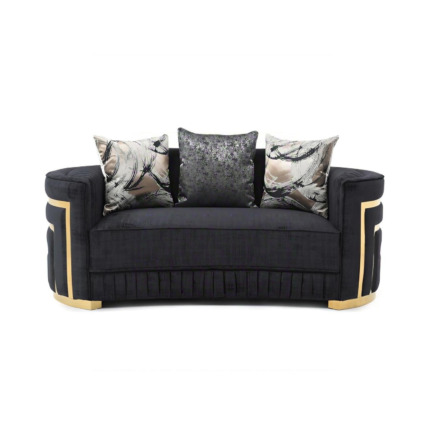 Soledad - Loveseat - Black Glory Furniture