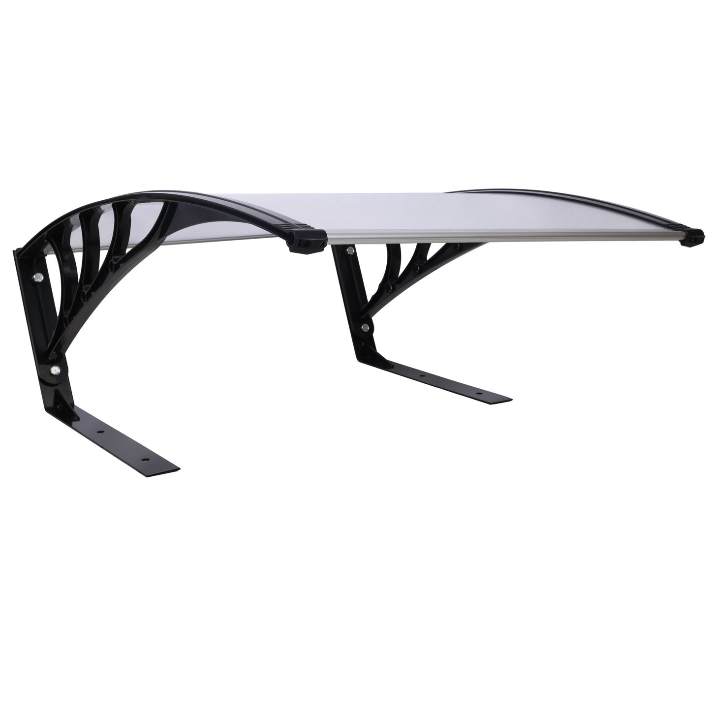Weather Resistant Polycarbonate Canopy Outdoor Shade Cover For Robotic Lawn Mowers - Black Home Essentials