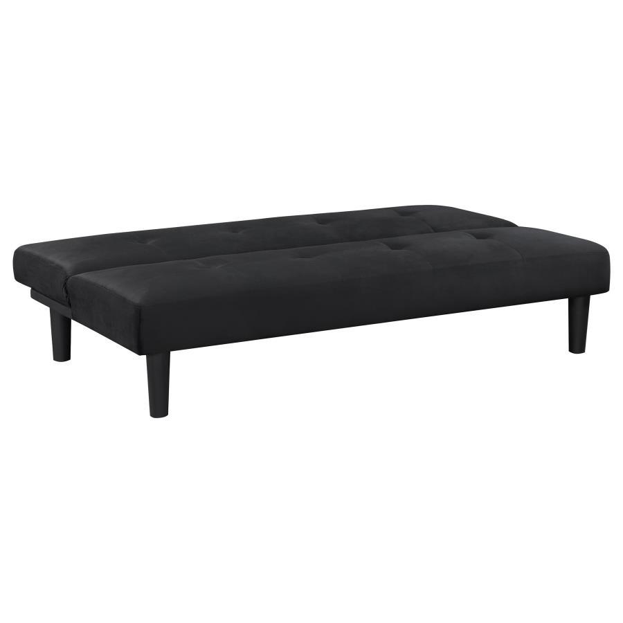 Stanford - Upholstered Tufted Convertible Sofa Bed - Black Coaster Fine Furniture