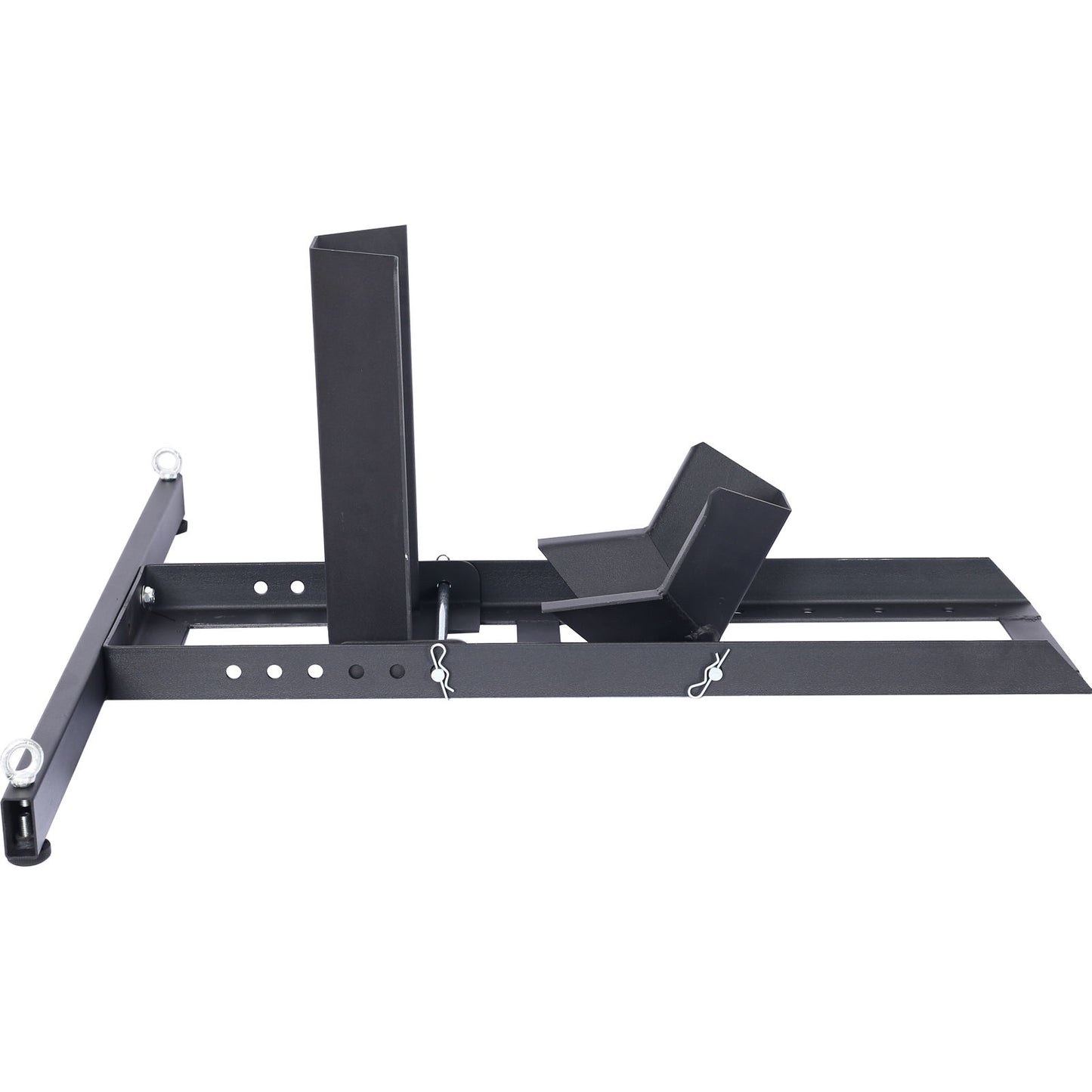 Heavy Duty Adjustable Motorcycle Stand / Wheel Chock 1800 Lb Capacity - Black Daily Nest