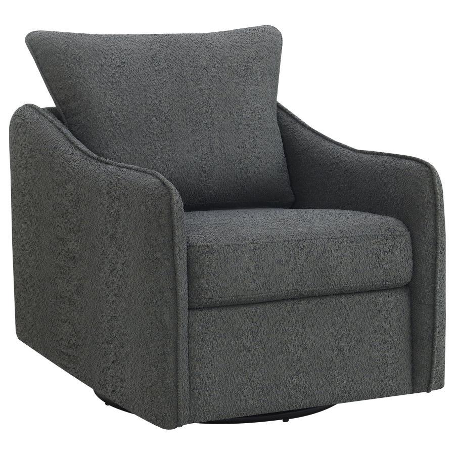 Madia - Upholstered Sloped Arm Swivel Glider Chair Coaster Fine Furniture