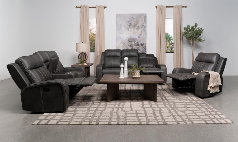Raelynn - Upholstered Reclining Sofa Set Coaster Fine Furniture