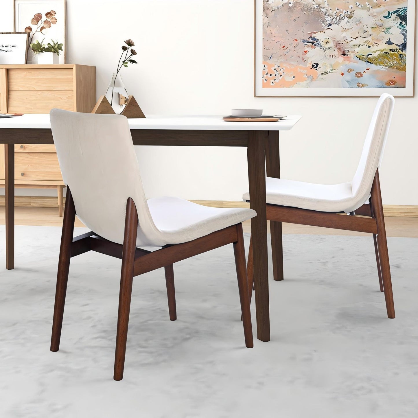 Ravel - Dining Chair (Set of 2) - Beige Ashcroft Furniture