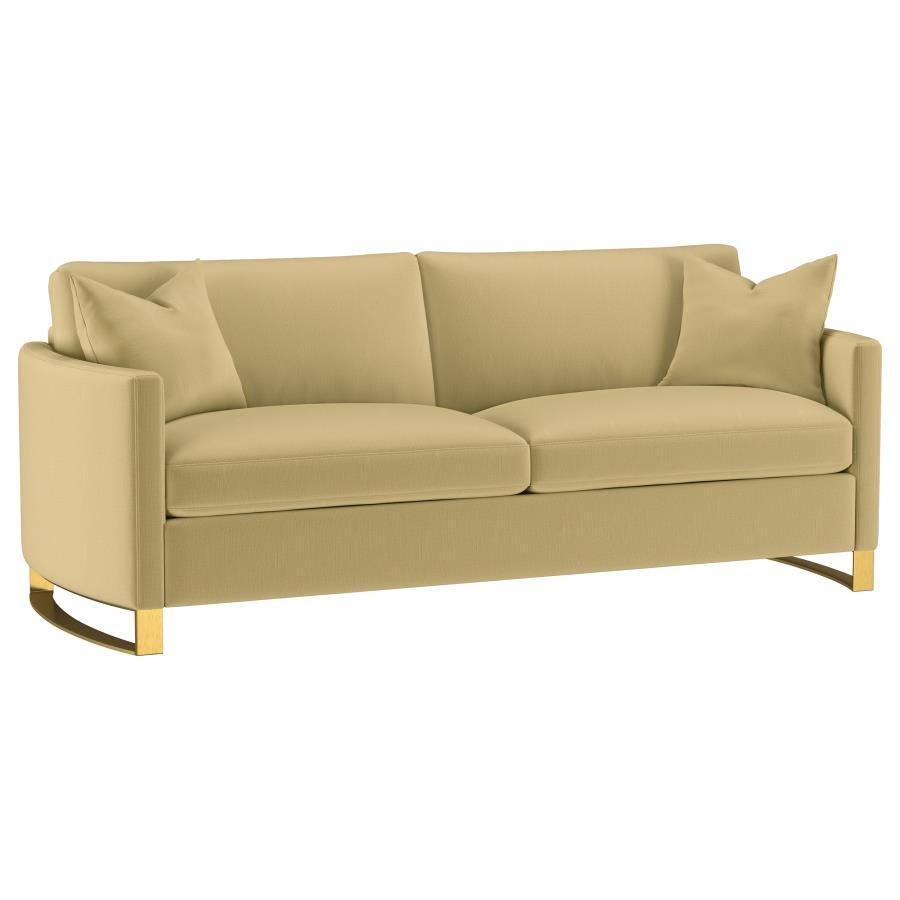 Corliss - Upholstered Arched Arm Sofa Set CoasterElevations
