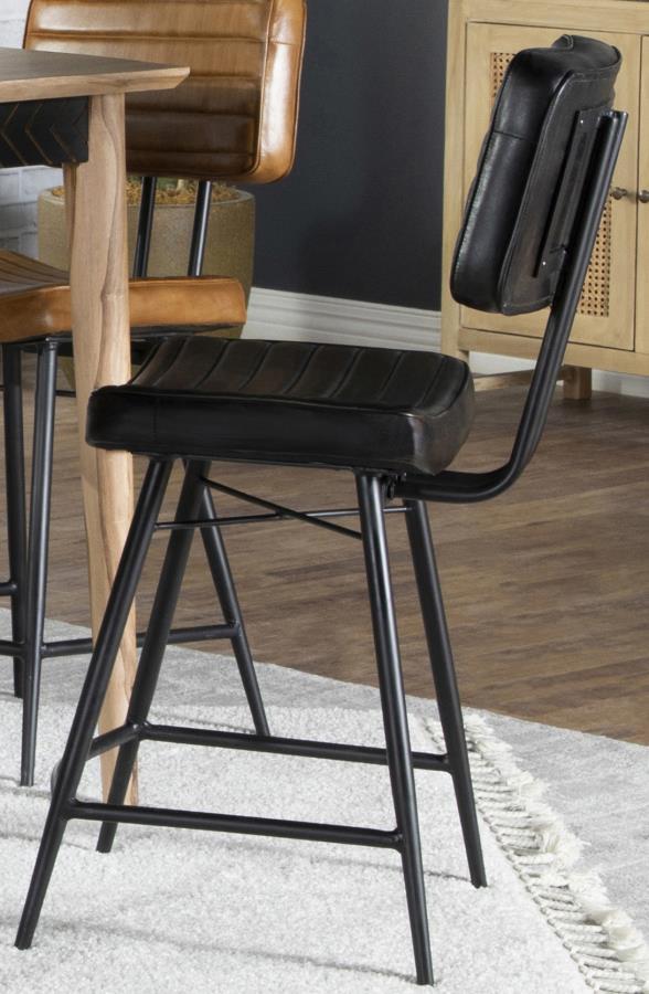 Partridge - Leather Counter Chair (Set of 2) CoasterElevations