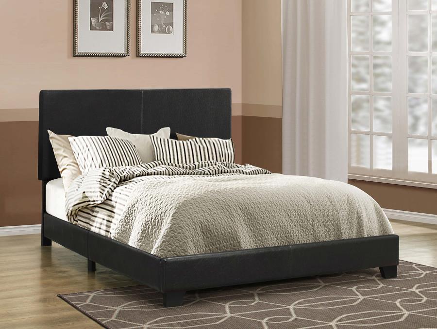 Dorian - Upholstered Panel Bed CoasterEveryday