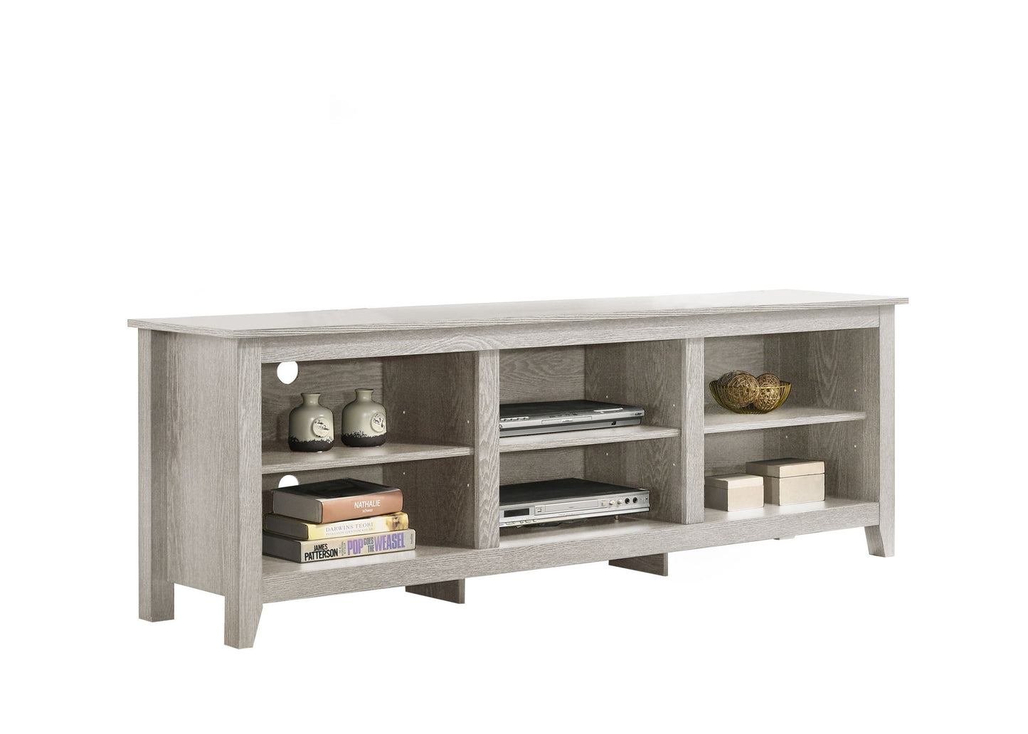 Benito - TV Stand With Open Shelves And Cable Management Lilola Home
