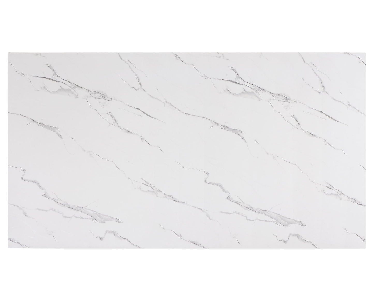 Vance - Faux Marble Dining Table - Charcoal & White Crown Mark