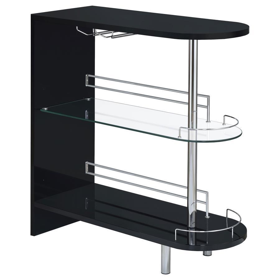 Adolfo - Rectangular 2-Tier Home Bar Table CoasterEssence