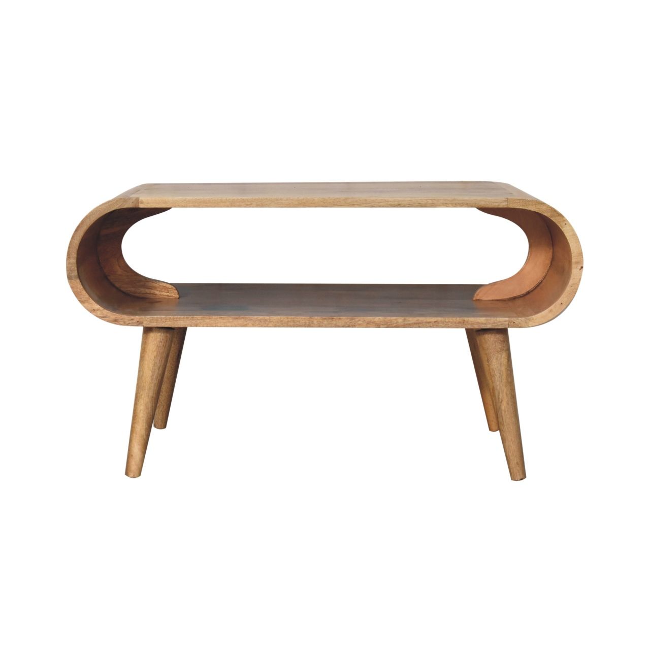 Solid Wood Open Coffee Table Artisan Furniture