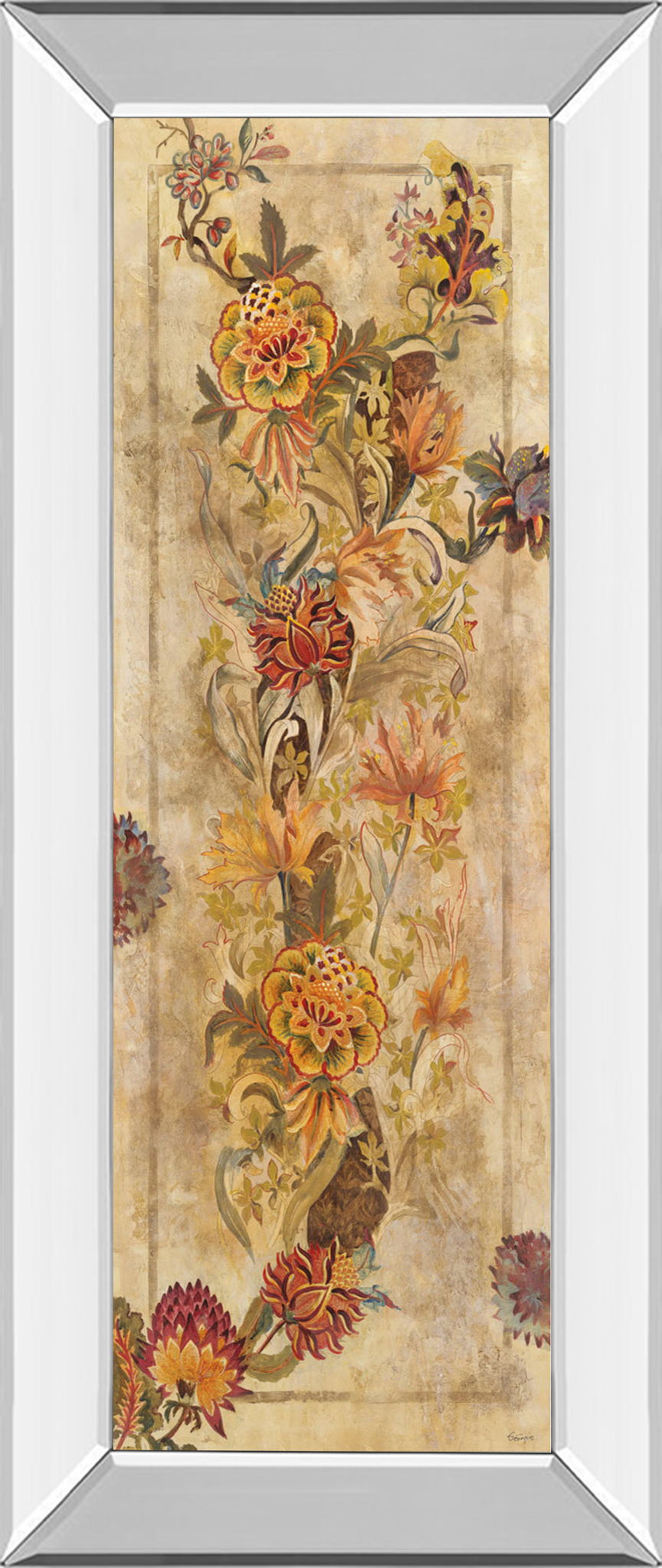 Fleur Delicate Il By Georgie - Print Wall Art - Beige - Snoozhouse
