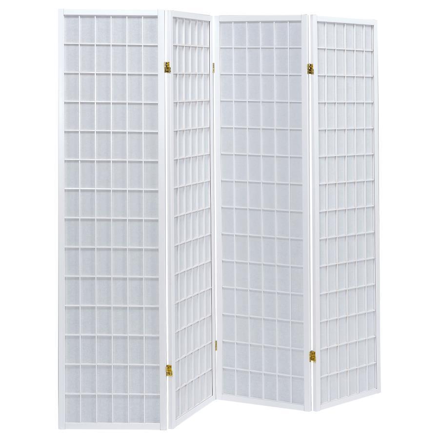 Roberto - 4-Panel Room Divider Folding Shoji Screen CoasterEveryday
