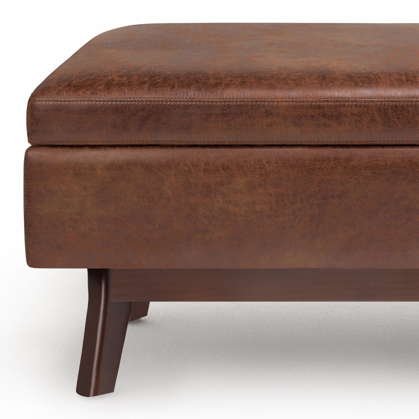 Owen - Upholstered Rectangular Storage Ottoman Simpli-Home